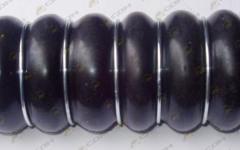 Патрубок радиатора l=260, d=50, D=65 резинотканевый (нижний) (H,S) WG9719530227