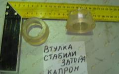 Втулка стойки заднего стабилизатора (капрон) HOWO 199100680066