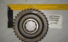 Шестерня ведущая цилиндрическая I>5.73, z=35, наклон зубьев по часовой 199014320136