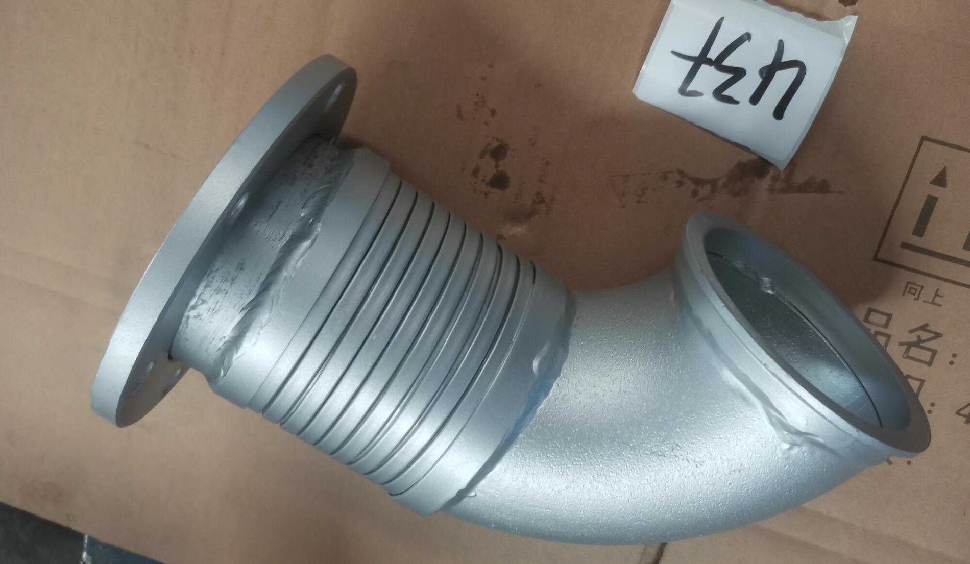 Труба выхлопная от турбины до глушителя WP10 1000364728/1001932554