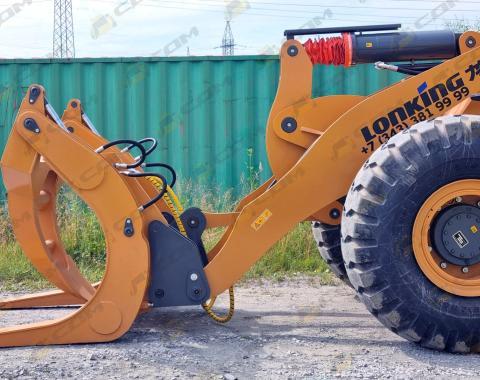 Челюстной захват быстросъемный для фронтального погрузчика LG855B